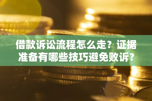 济南借款诉讼流程怎么走？证据准备有哪些技巧避免败诉？
