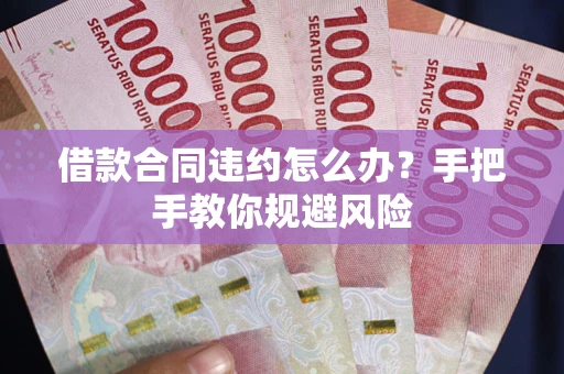 济南借款合同违约怎么办？手把手教你规避风险