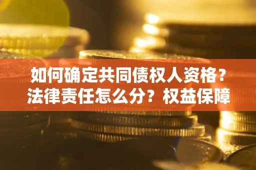 济南如何确定共同债权人资格？法律责任怎么分？权益保障技巧揭秘！