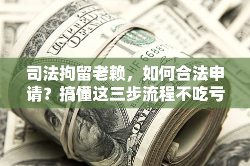 济南司法拘留老赖，如何合法申请？搞懂这三步流程不吃亏！