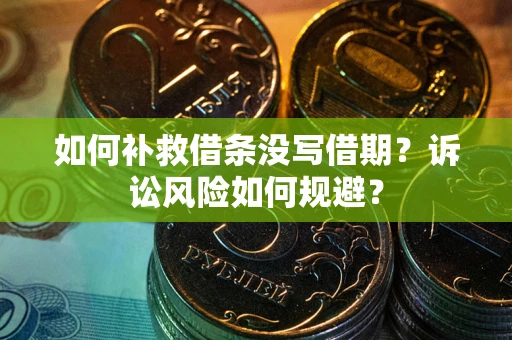 济南如何补救借条没写借期？诉讼风险如何规避？