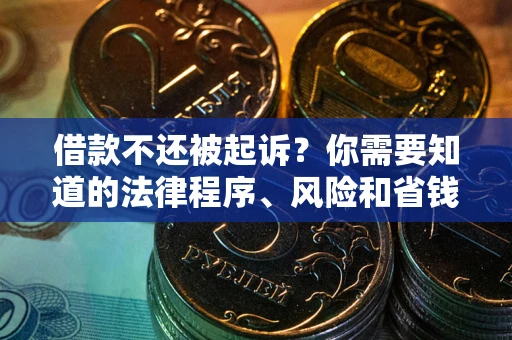 济南借款不还被起诉？你需要知道的法律程序、风险和省钱技巧