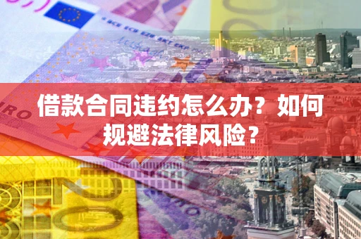 济南借款合同违约怎么办？如何规避法律风险？