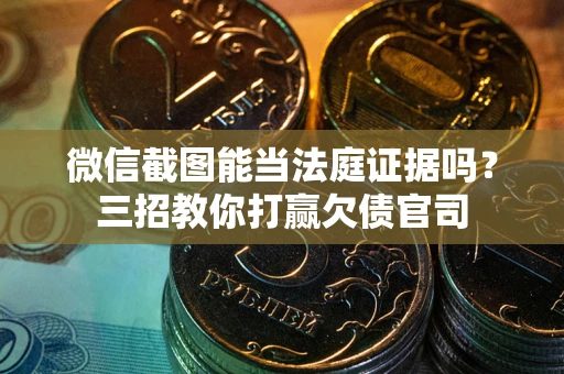 济南微信截图能当法庭证据吗？三招教你打赢欠债官司